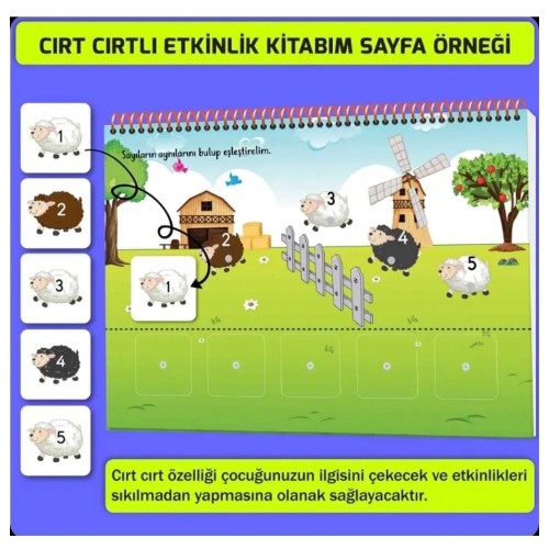 Yükselen Zeka Cırt Cırtlı Etkinlik Kitabım 16-24 ay